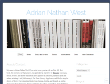 Tablet Screenshot of anathanwest.com